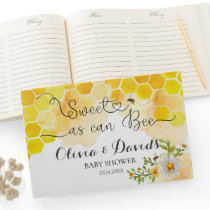 Sweet as Can Bee Bright and Cheery Baby Shower Guest Book