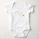 Sweet As Can Bee Bumblebee Baby Bodysuit<br><div class="desc">Introducing our sweet as can bee bumblebee baby bodysuit, perfect for a delightful, gender-neutral celebration! This joyful design features an adorable bumblebee theme with sweet heart trails, creating a whimsical, boho-inspired watercolor scene ideal for welcoming a little boy or girl in a bright cheerful way. If you have any questions...</div>