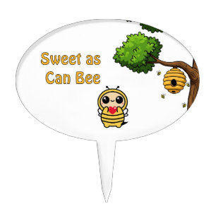 Sweet as Can Bee Cake Topper