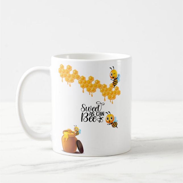 Sweet As Can Bee  Coffee Mug (Left)