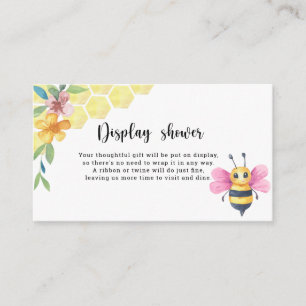 Sweet as can bee Display shower Enclosure Card