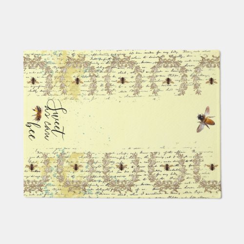 Sweet as can bee floor mat_Side Text Doormat