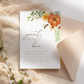 Sweet As Can Bee | Floral Spring Baby Shower Invitation