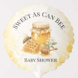 Sweet As Can Bee Gender Neutral Baby Shower Favor Balloon