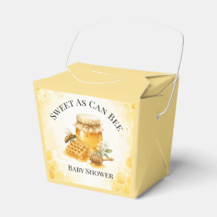 Sweet As Can Bee Gender Neutral Baby Shower Favor Boxes