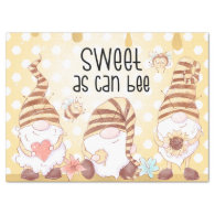 Sweet As Can Bee Gnome Tissue Paper