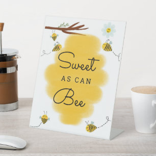 Sweet As Can Bee Honey Bee Baby Show Decor Sign