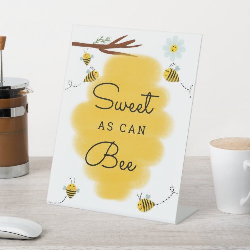 Sweet As Can Bee  Honey Bee Baby Show Decor Sign