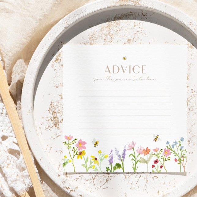 Sweet As Can Bee Modern Minimal Advice Card (Creator Uploaded)