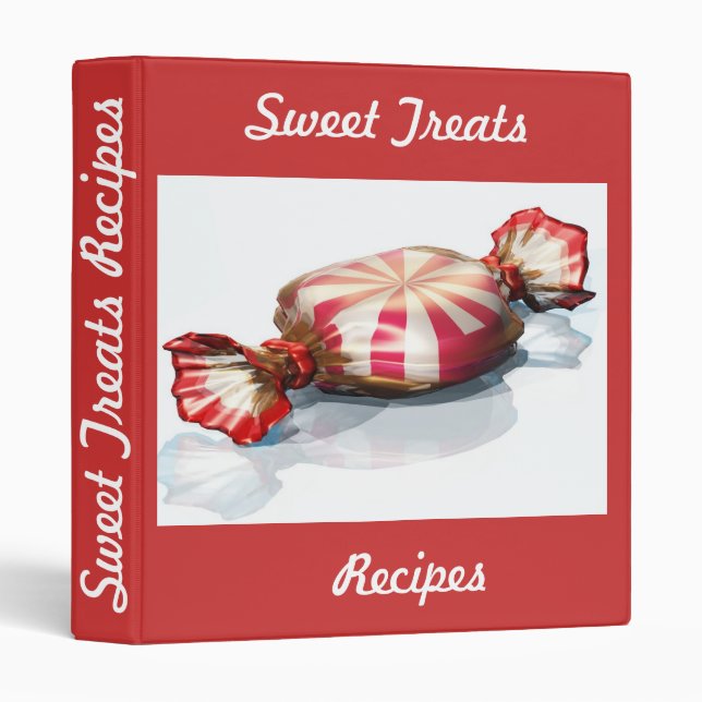 sweet as candy 3 ring binder (Front/Spine)