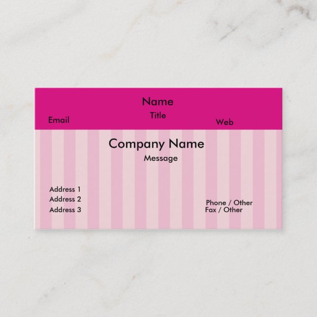 Sweet As Candy Business Card (Front)