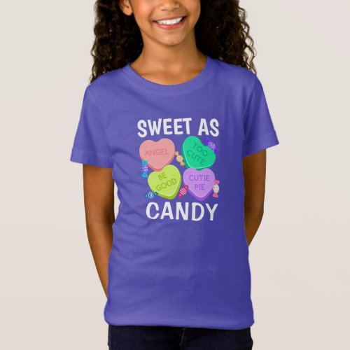 Sweet As Candy Valentines Day T_Shirt