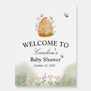 Sweet as Honey Bee Baby Shower Welcome Sign