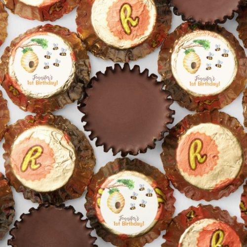 Sweet as Honey Honeybee Theme Birthday Party Reeses Peanut Butter Cups