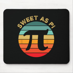 Sweet As Pi Day 2025 Funny Math Teacher Joke 3.14 Mouse Pad