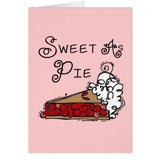 Sweet as Pie Cards (Front)