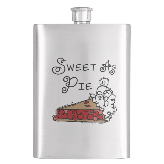 Sweet as Pie Flask (Front)