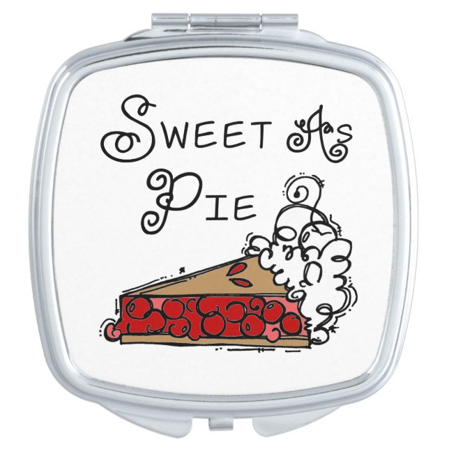 Sweet as Pie Makeup Mirror (Front)