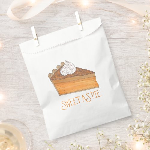 Sweet As Pie Sweet Potato Pie Holiday Dessert Favor Bag