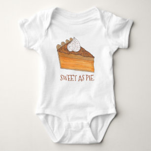 Sweet as Pie Sweetie Sweet Potato Pie Christmas Baby Bodysuit