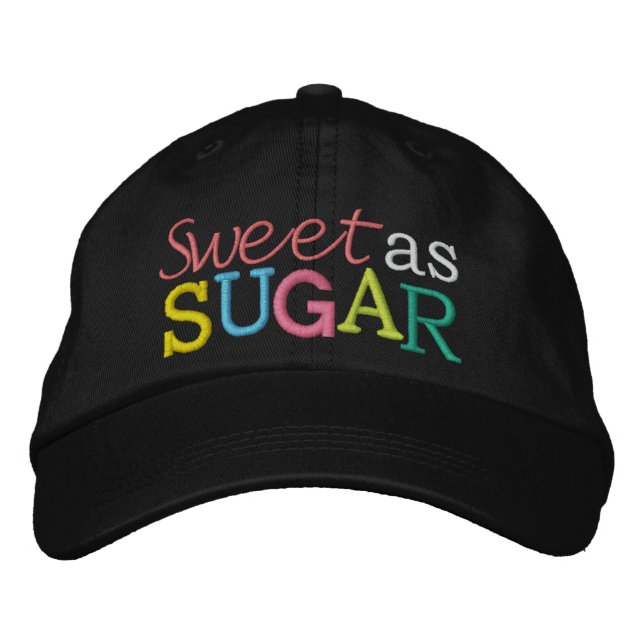 Sweet as Sugar .. : ) by SRF Embroidered Baseball Cap (Front)