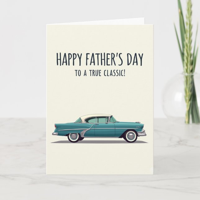 Sweet Auto Fathers Day Card (Front)