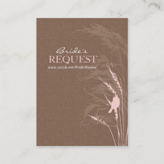 Sweet Autumn Bride Business Card