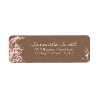 Sweet Autumn Bride Return Label B