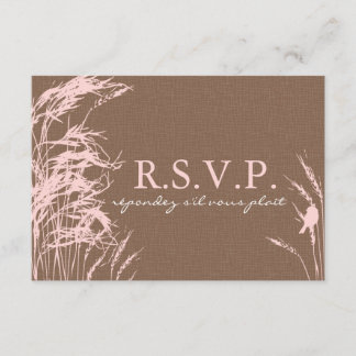 Sweet Autumn Bride RSVP Card A2