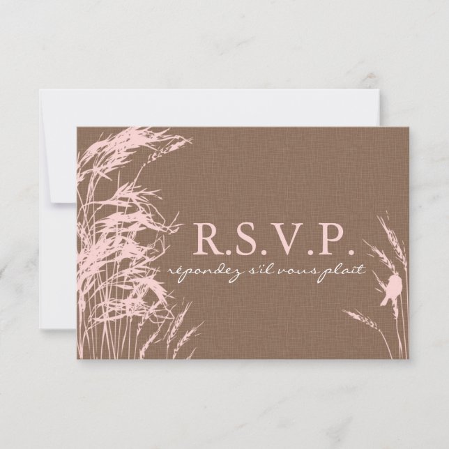 Sweet Autumn Bride RSVP Card A2 (Front)