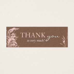 Sweet Autumn Bride Skinny Gift Tag