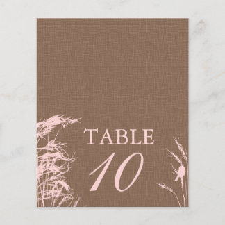 Sweet Autumn Bride Table Card 2