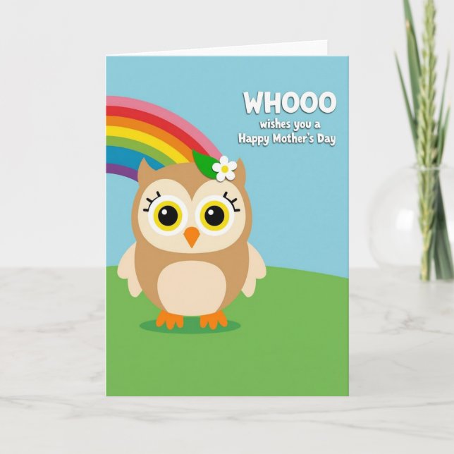 Sweet Avian Mothers Day Card (Front)