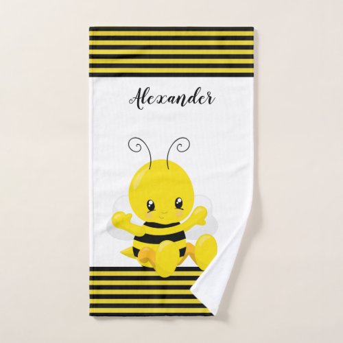 Sweet Baby Bee Bath Towel Set