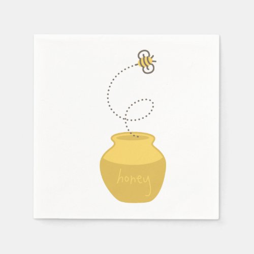 Sweet Baby Bee Honey Napkins