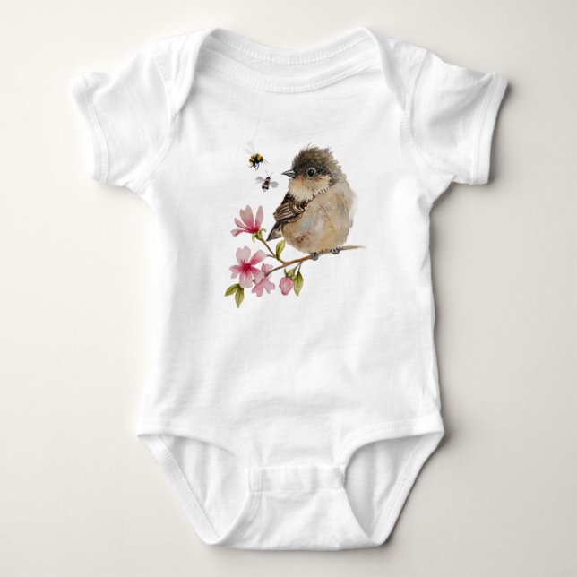 Sweet Baby Bird Infant Bodysuit (Front)