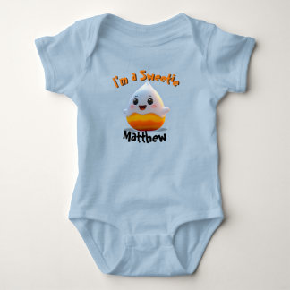 Sweet Baby Boy Candy Corn with childs name Bodysuit