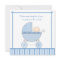 Sweet Baby Boy in Carriage Baby Shower in Blue