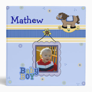 Sweet Baby Boy Memory Album Binder