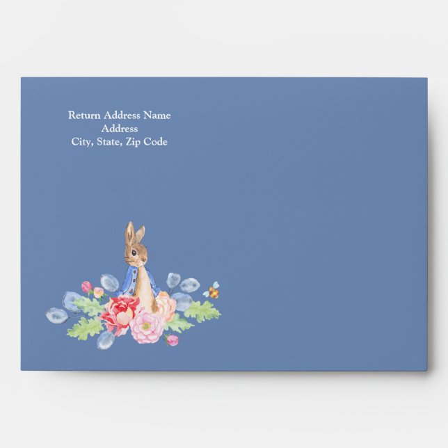 Sweet Baby Bunny | Rabbit Baby Shower Envelope (Front)