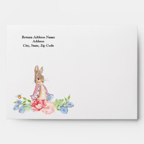 Sweet Baby Bunny  Rabbit Baby Shower Envelopes