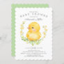 Sweet Baby Chick Neutral Baby Shower Invitation