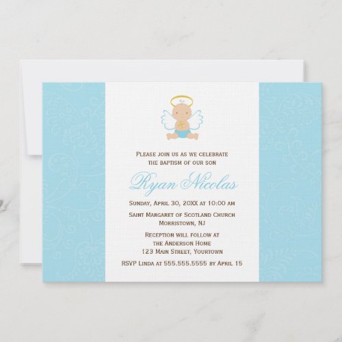 Sweet Baby Christening Announcements