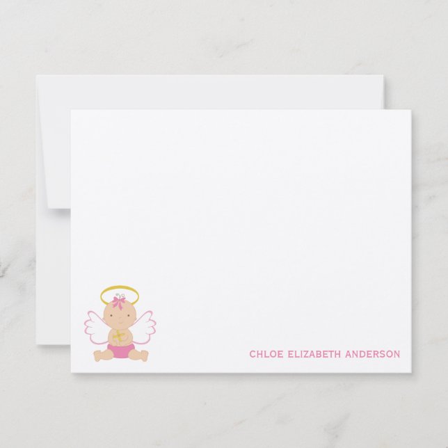 Sweet Baby Custom Flat Thank You Notes (Front)