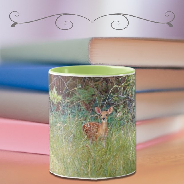 Sweet Baby Deer Fawn Art Mug Cup (Creator Uploaded)