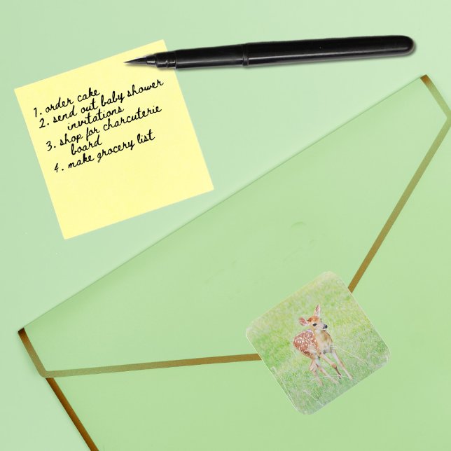 Sweet Baby Deer Fawn Art Sticker (Creator Uploaded)