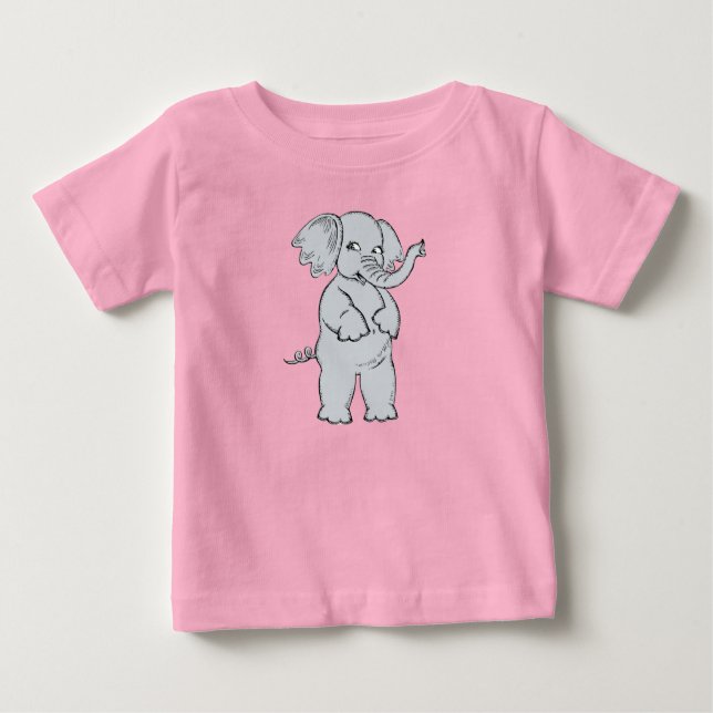 Sweet Baby Elephant Baby T-Shirt (Front)