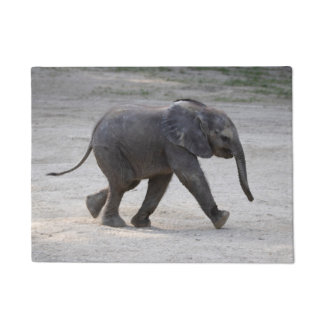 Sweet Baby Elephant Kibali Doormat