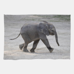 Sweet Baby Elephant Kibali Kitchen Towel