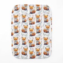 Sweet baby foxes charming fox baby shower